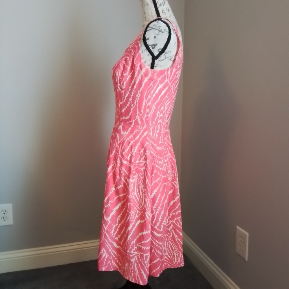 Lilly Pulitzer Posey Show Your Stripes Splash Pink Silk Dress - 2 - Picture 7 of 16